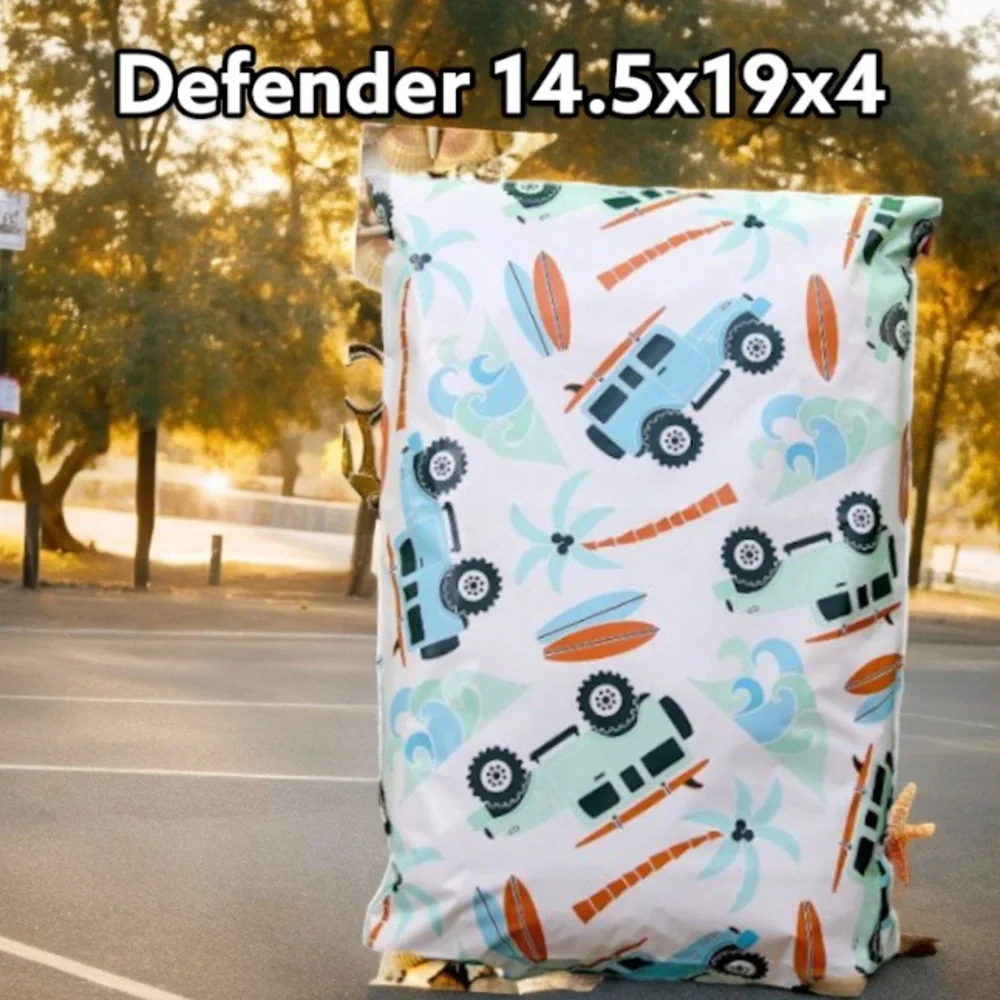 Defender Gusseted Poly Mailers 14.5x19x4 Pack of 10 Expandable Bottom